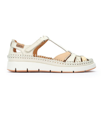 Pikolinos Ledersandalen Teneriffa off-white