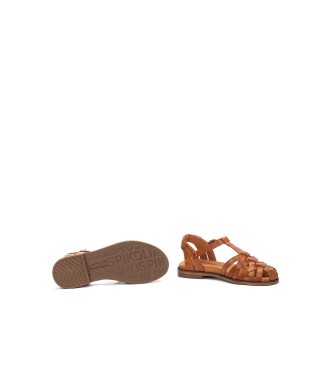 Pikolinos Sand�lias de couro Navia castanhas