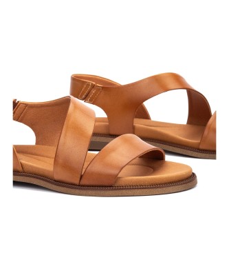 Pikolinos Sand�lias Navia em pele castanha