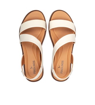 Pikolinos Sand�lias de couro Navia off-white