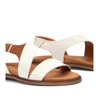 Pikolinos Sand�lias de couro Navia off-white