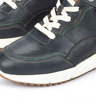 Pikolinos Sneakers Sella in pelle blu navy -Altezza zeppa: 4,3 cm-
