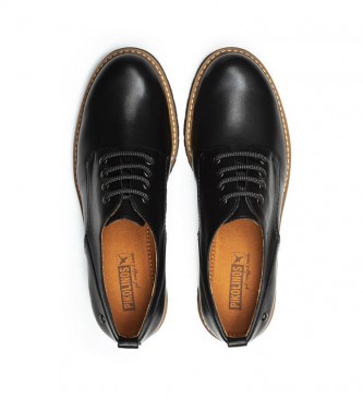 Pikolinos Vicar black leather shoes 