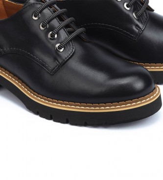Pikolinos Vicar black leather shoes 