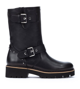 Pikolinos Botas de Piel Vicar negro