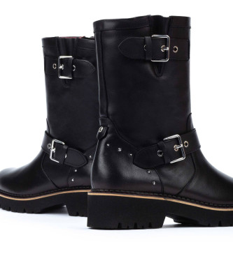 Pikolinos Botas de Piel Vicar negro