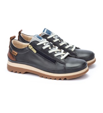 Pikolinos Vigo navy leather trainers