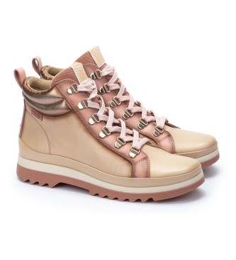 Pikolinos Bottines en cuir beige Vigo