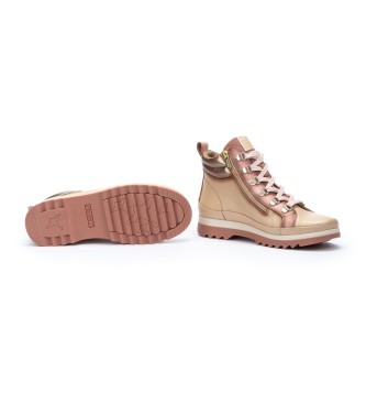 Pikolinos Bottines en cuir beige Vigo