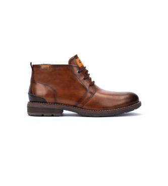 Pikolinos York Leather Ankle Boots light brown