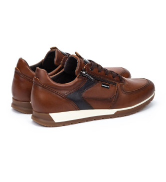 Pikolinos Leather Sneakers Cambil brown