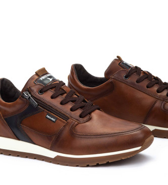 Pikolinos Leather Sneakers Cambil brown