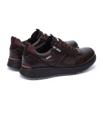 Pikolinos Brown Cordoba Leather Sneakers