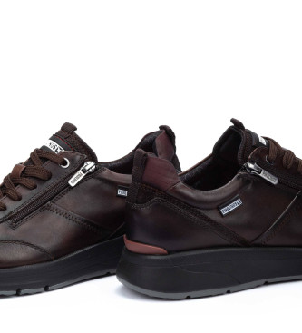 Pikolinos Brown Cordoba Leather Sneakers