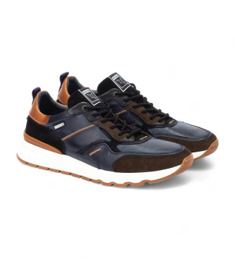 Pikolinos Aranda navy leather trainers