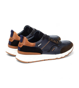 Pikolinos Aranda navy leather trainers