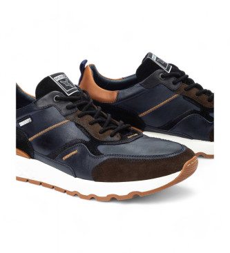 Pikolinos Aranda navy leather trainers