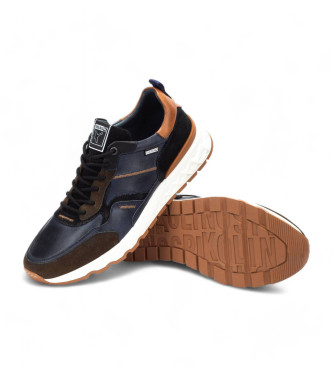 Pikolinos Aranda navy leather trainers