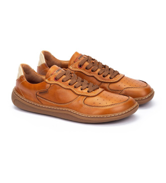 Pikolinos Chinelos de couro castanho Aranjuez