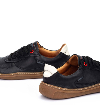 Pikolinos T�nis de couro Aranjuez preto