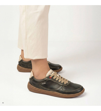 Pikolinos Chinelos de couro verde-escuro Aranjuez