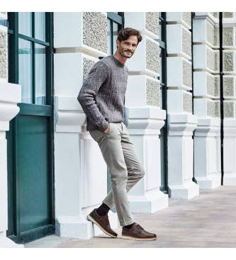 Pikolinos Sneakers Bilbao in pelle marrone scuro 