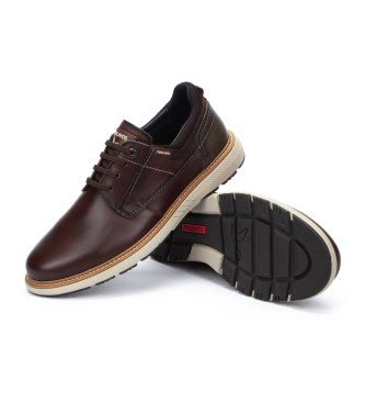 Pikolinos Sneakers Bilbao in pelle marrone scuro 