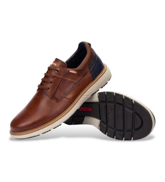 Pikolinos Rjavi usnjeni čevlji Bilbao