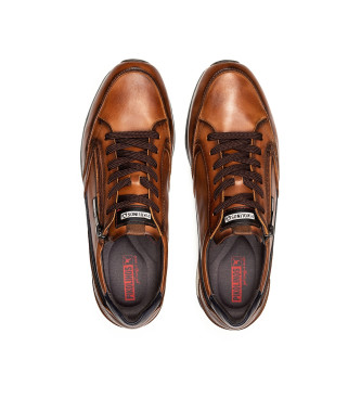 Pikolinos Leather Sneakers Cambil brown