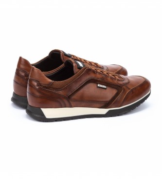 Pikolinos Sneaker Cambil in pelle marrone