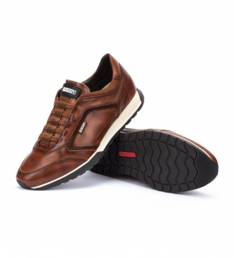 Pikolinos Sneaker Cambil in pelle marrone