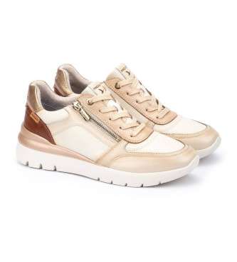 Pikolinos Leder Turnschuhe Cantabria beige