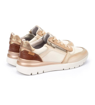 Pikolinos Leder Turnschuhe Cantabria beige