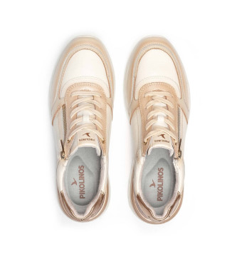 Pikolinos Leder Turnschuhe Cantabria beige