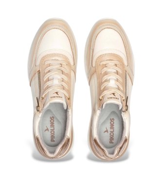 Pikolinos Skórzane trampki Cantabria białe