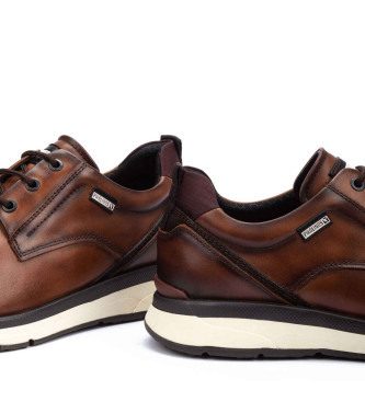 Pikolinos Brown Cordoba Leather Sneakers