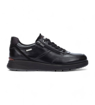 Pikolinos Cordoba black leather trainers 