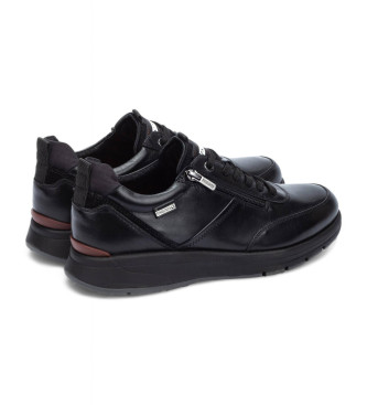 Pikolinos Cordoba black leather trainers 