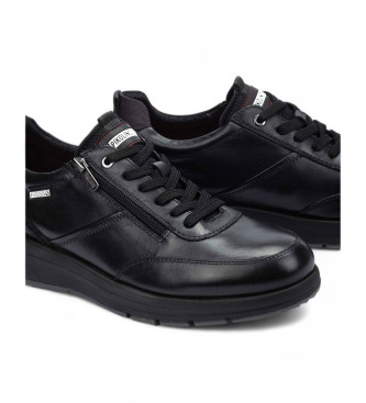 Pikolinos Cordoba black leather trainers 