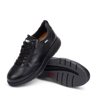 Pikolinos Zapatillas de piel Cordoba negro 