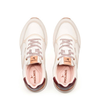 Pikolinos Off-white Cuenca usnjene športne copate