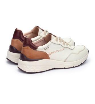 Pikolinos Usnjene športne copate Cuenca white