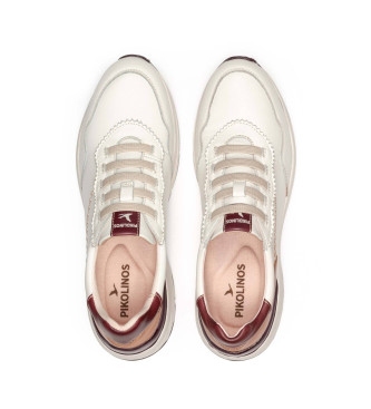 Pikolinos Usnjene športne copate Cuenca white