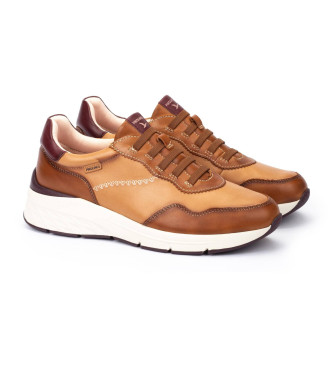 Pikolinos Rjave usnjene superge Cuenca