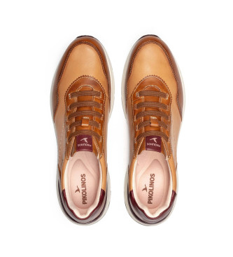 Pikolinos Rjave usnjene superge Cuenca