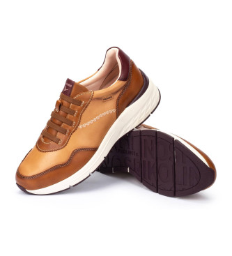 Pikolinos Rjave usnjene superge Cuenca