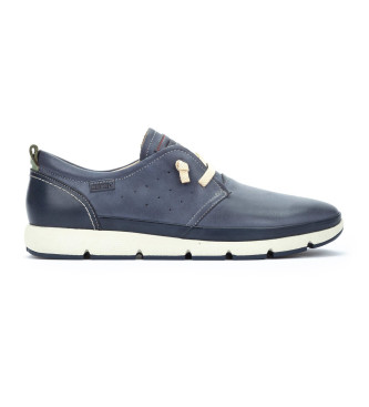 Pikolinos Leren sneakers Fuencarral blauw