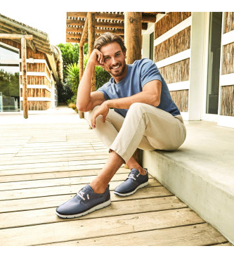 Pikolinos Baskets en cuir Fuencarral bleu