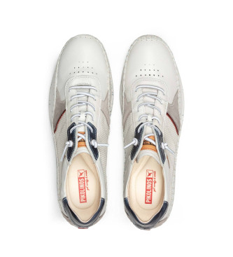 Pikolinos Fuencarral white leather trainers