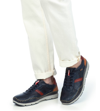 Pikolinos Sapatilhas de couro Fuencarral Navy
